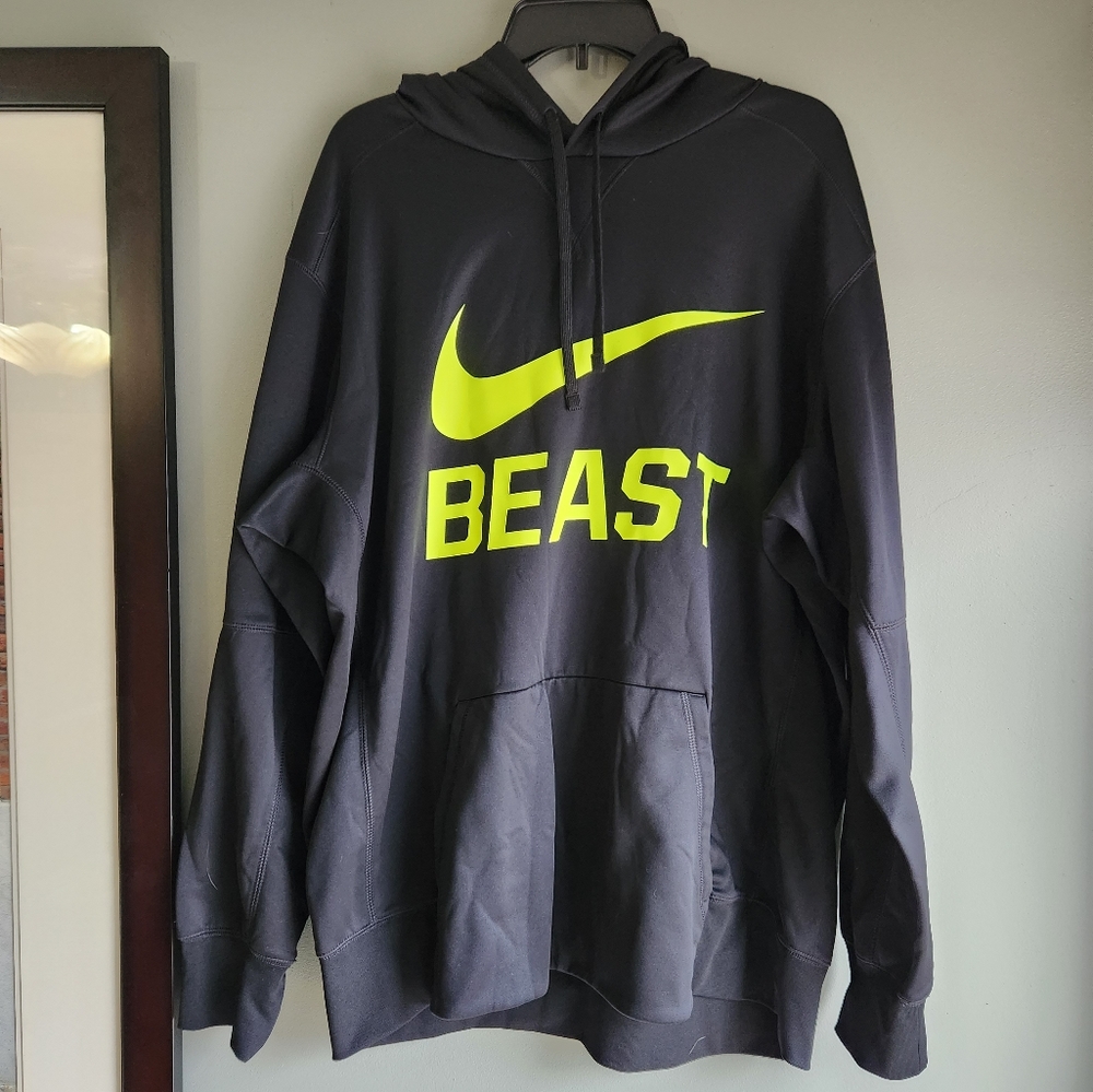 Mens XXL black Nike Beast Hoodie